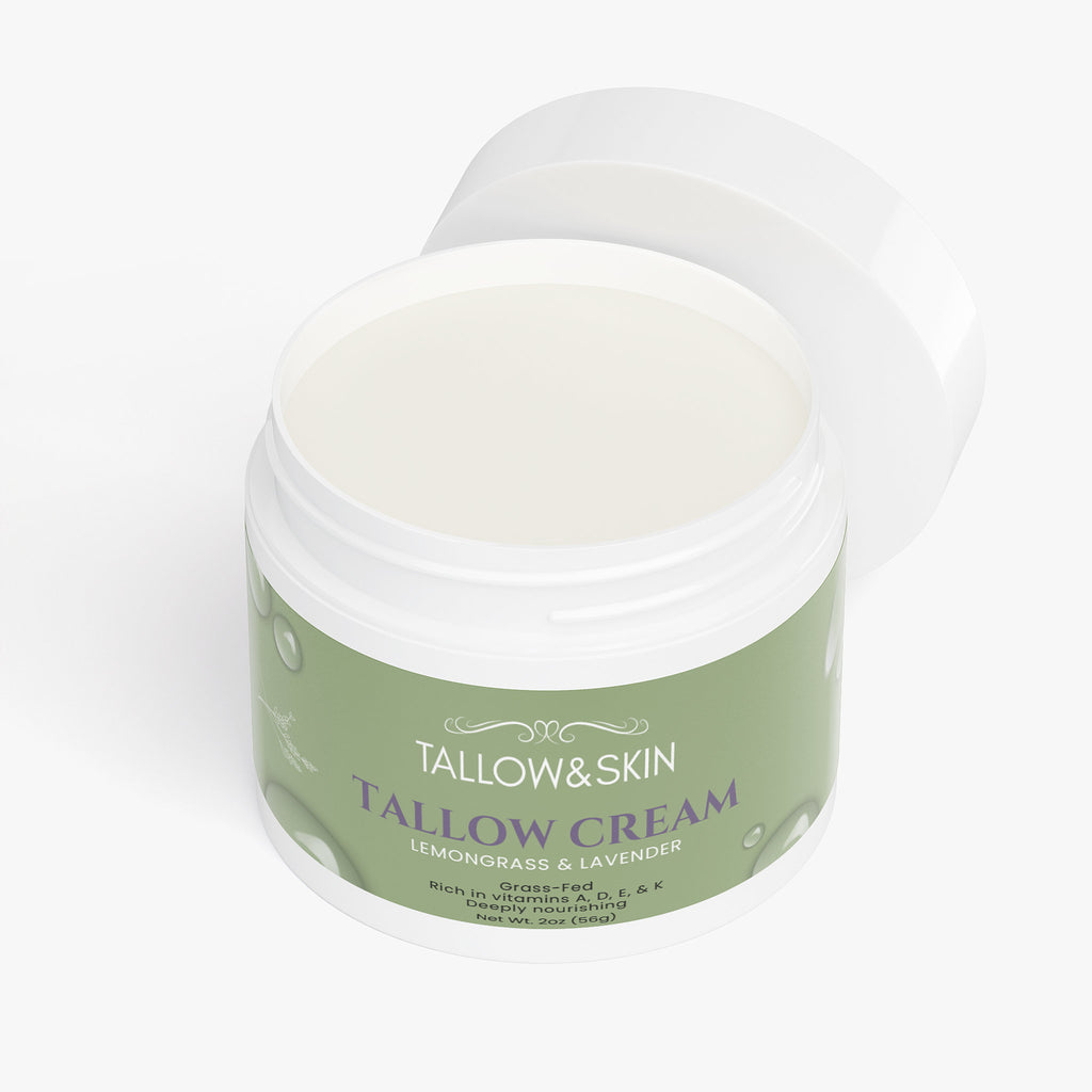 Tallow for Skin Tallow Cream - Lemongrass and Lavender