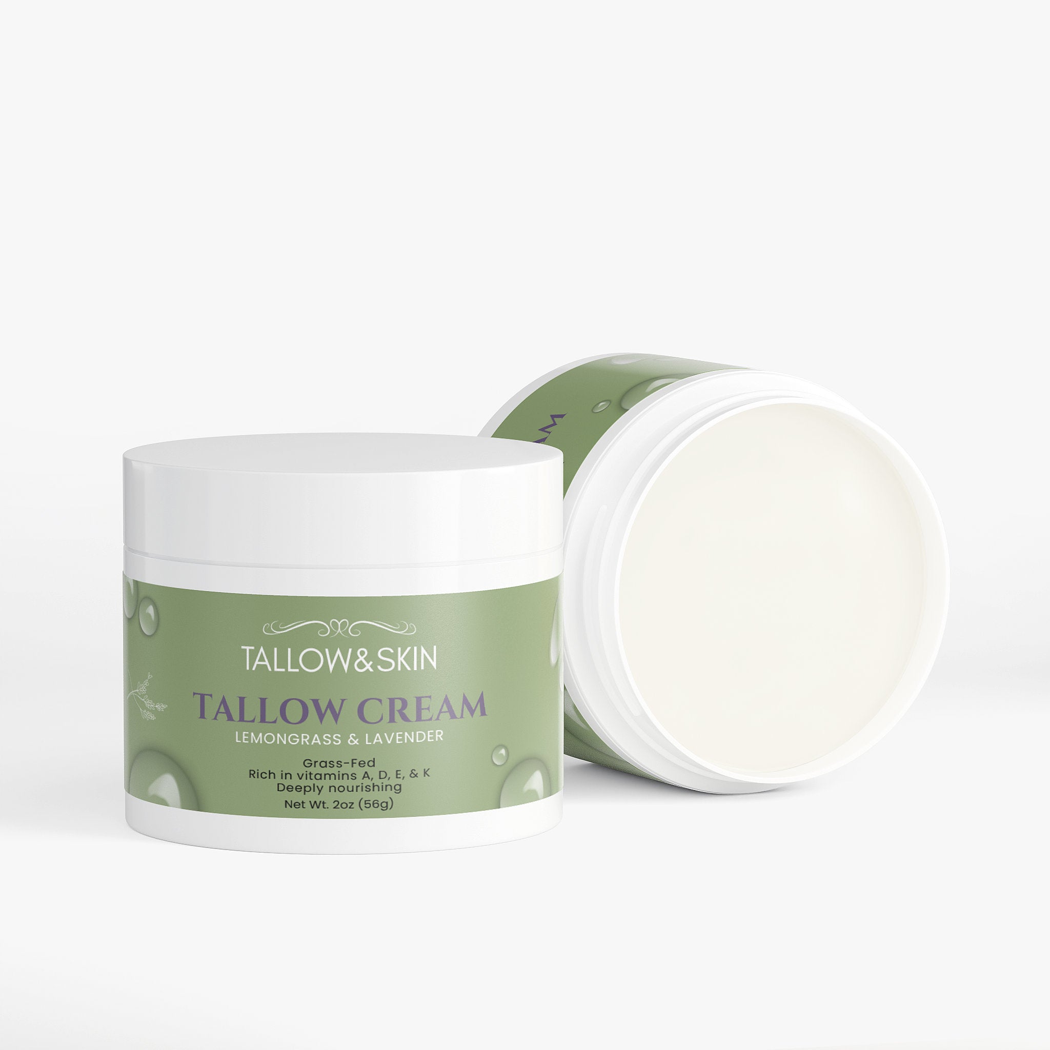 Tallow for Skin Tallow Cream - Lemongrass and Lavender